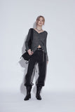 side washing black jeans
