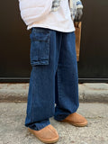 Over Wide Cargo Denim
