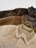 Mink reversible half mustang jacket