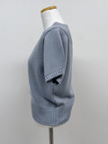 Delu Round Half Knit
