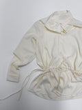 Shirring Frill Loose Fit Shirt