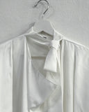 Scott Drape Tie Blouse