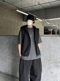 GORPCORE Hood Vest Zip-up