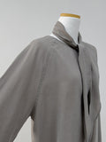 [Tie SET] Arc Raglan Round Blouse
