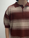 Crust Stripe Collar Knit