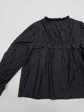 Frill Round Blouse