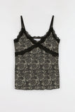 Rose velvet bustier sleeveless
