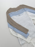 Crople Boat Neck Loose Fit Long Knit