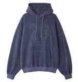 [unisex] Numbering Pigment Overfit Hood T-shirt