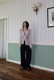 Small flower cotton pants
