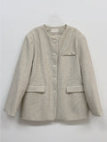 Vivi loose fit half tweed jacket