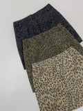 [Lined Pants] Vintage Leopard Mini Skirt