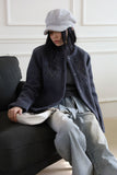 Argyle snap boucle jacket