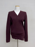 Rutting Wrap Unbalanced Knit Cardigan