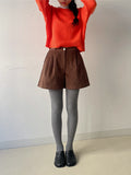 Alpaca Wool Boat Neck Crop Knit