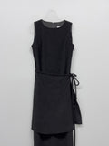 [Skirt SET] Corduroy Sleeveless Long One Piece