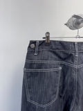 Non-Fade Curved Cargo Denim