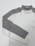 Soft Mock Neck Knit T-shirt