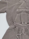 [unisex] Numbering Pigment Wide Training Pants