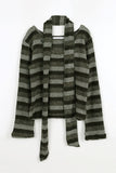Angora Scarf Stripe Tee