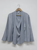 Scott Drape Tie Blouse