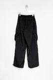 nylon pintuck carge pants