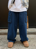 Over Wide Cargo Denim