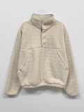 Snap Anorak Fleece Sweatshirt