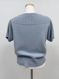 Delu Round Half Knit