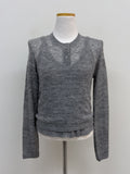 [Bustier SET] Mohair see-through crop cardigan