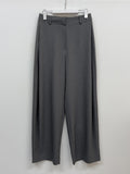 Striped One-Tuck Wide Slacks