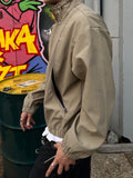Double Line Zipper Blouson