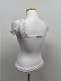 Garden Frill See-through T-shirt