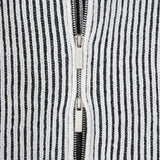 Non-mix Raglan Varsity Knit Zip-up