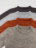 Mohair Mix Wool Crop Knit