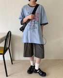 Teles Nylon Banding Cargo Bermuda Pants