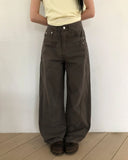 Winky Cotton Wide Pants