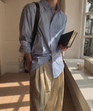Merris Stripe Overfit Shirt