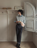 Revere one-tuck denim pants