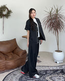 Ropel nylon half jacket