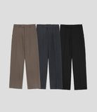 Enti brushed semi-wide slacks