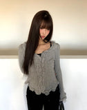 Levin Frill Lace Cardigan