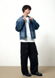 TRICEPS BIKER DENIM JACKET
