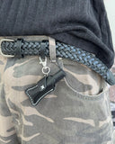 DEF KEYRING WESTERN LEATHER BELT
