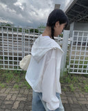 Miki Nylon Hooded Windbreaker Jacket