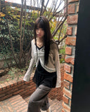 Teden Lace Linen Button Cardigan