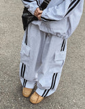 Double line cargo training pants