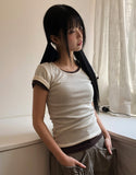 Dadin Color Short Sleeve T-shirt