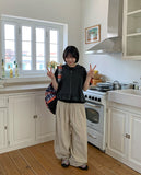 [unisex] Rango Linen Pintuck Wide Balloon Pants