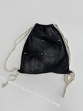 Rivered Denim Backpack